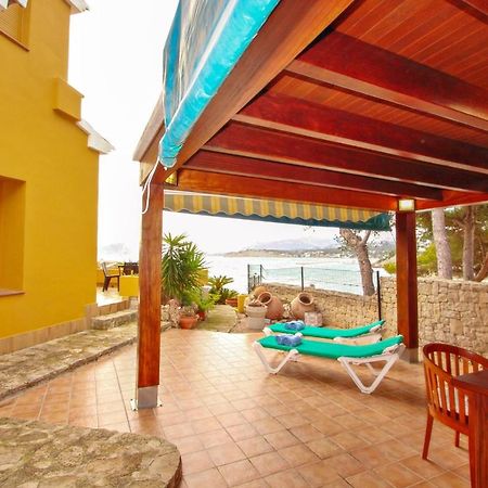 El Portet - Beachfront Holiday Home With Private Pool In Moraira Exterior foto