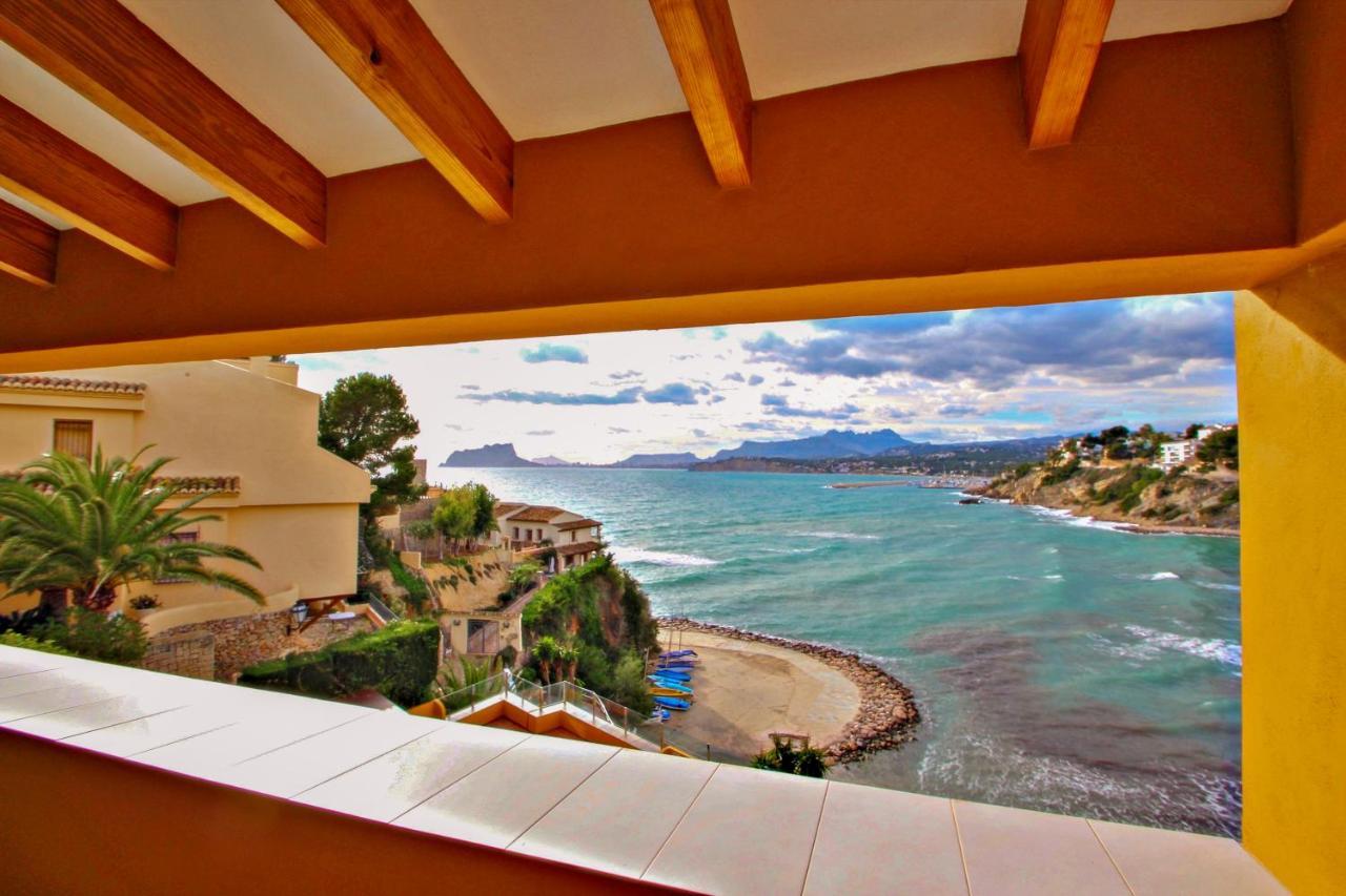 El Portet - Beachfront Holiday Home With Private Pool In Moraira Exterior foto
