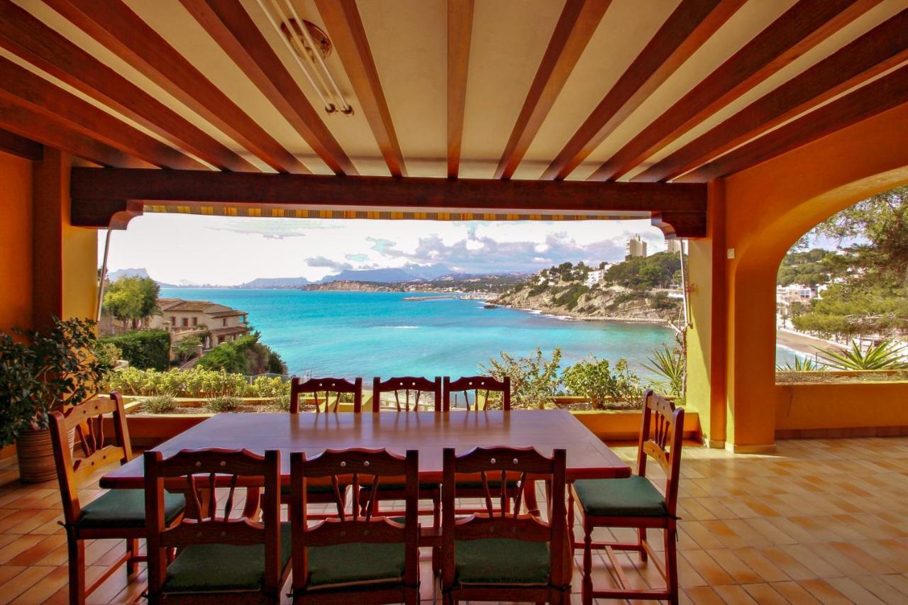 El Portet - Beachfront Holiday Home With Private Pool In Moraira Exterior foto